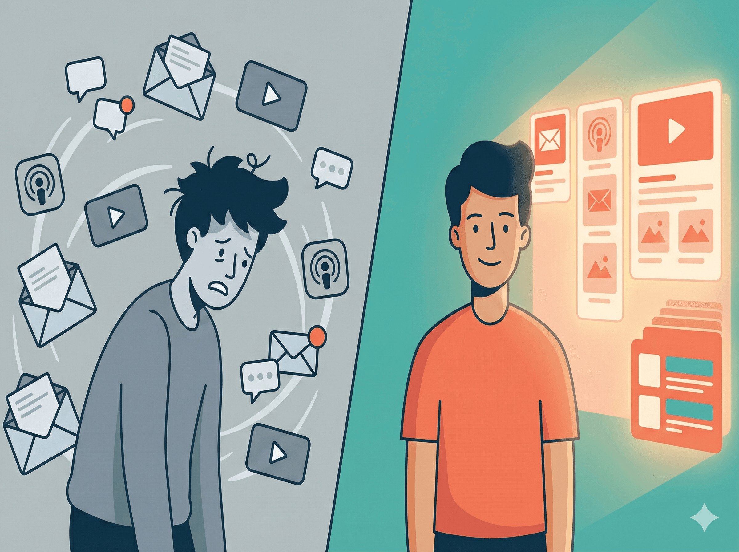 From cluttered to organized