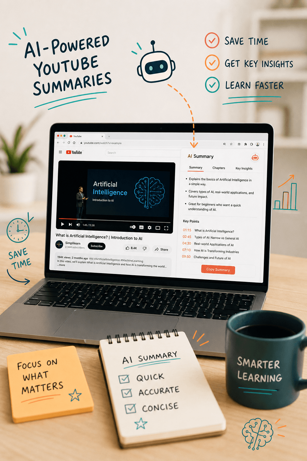 Best AI Tool to Summarize YouTube Videos